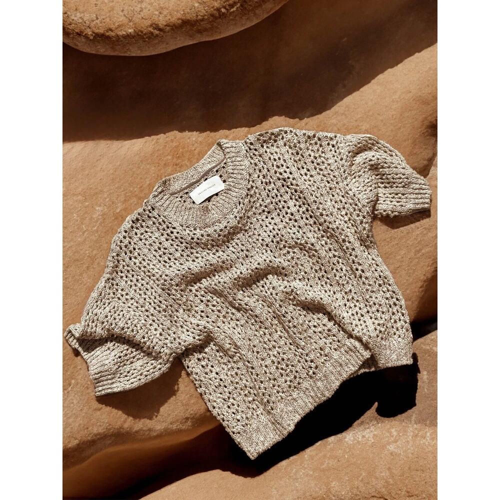 Brochu Walker The Sila Pullover In Larch Combo Relaxed Fit Knit Sweater Top Sz L - Picture 15 of 16